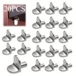 20-Pack Durable Metal Shelf Support Pegs - Easy Install Cabinet Shelf Brackets For Kitchen, Wardrobe, Closet, Bookshelf - Versatile Shelving Hardware Anchors - Image 3