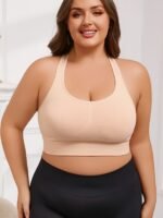 Plus Size Seamless Bra - Shock-Absorbing, Push-Up, Breathable Mesh Back, No Underwire, Removable Pads, Ideal For &, Elegant Design, Apparel | Elegant Bra | Comfortable Fit - Image 10
