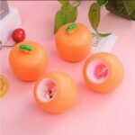 1/2Pcs Fun Squeeze Bunny Toys, Cute Cartoon Creative Carrot Head Rabbit Cup Squeeze Toys, Prank Funny Small Toys, Educational Toys For Kids Children Teens Adults, Holiday Party Activity Gift Supplies For Easter Halloween Thanksgiving, Random Colors - Image 8
