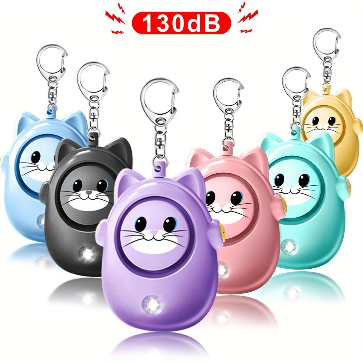 product-fancy-93359fe6-1c26-435b-bcb8-70300a839aeb.jpg Personal Safety Alarm For Women 130Db Loud Self Siren With Led Strobe Light Personal Security Safe Devices Alarms For Women Elderly, Safety Protection, Self Device, Compact Alarm, Lightweight Design, Reliable Alarm, Highquality Siren, Personal Alert System, Security Conscious, Solo Travelers - Image 1