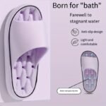 Unisex Solid Color Eva Pillow Slides, Lightweight Soft Sole Quick Drying Shower Slides, Non-Slip Summer Travel Slides - Image 3