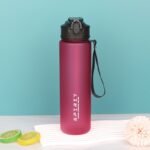 1Pc750Ml/21Oz Water Bottles With Straw, Large Capacity Motivational Time Marker Water Bottle Reusable Plastic Leakproof Durable Water Jug For Gym Work Travel And Outdoor Sports - Image 3