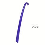 1Pc/2Pcs Black (Blue) Plastic Shoe Horn, No Bending Required, Lazy Slip-On Shoe Helper For Elderly And Pregnant Women, Hanging Design For Easy Storage, Essential Household Item - Image 7