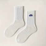 4Pairs Men'S Casual Sports Socks, Breathable Comfy Sweat Absorption Stockings, Skateboard Socks, Men'S Trendy Socks For Spring Summer - Image 5