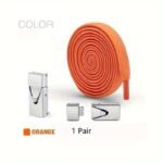 1 Pair Of 8Mm Wide Elastic Flat Straps With Metal Press Switch Buckle, Free Binding And Tying, Lazyman'S Shoelaces - Image 7
