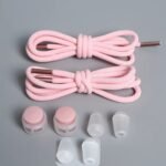 Trendy All-Match Shoe Laces With Buckle Fixing Artifact, Colorful Elastic Laces That Don'T Need To Be Tied, Lazy People'S Laces That Don'T Need To Be Tied, 8Pcs Set, Elastic, Shoe Laces - Image 23