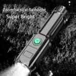Strong Light Zoom Flashlight Cross-Border Outdoor Multi-Function Portable Home Small Flashlight Telescopic Zoom Lighting Lamp - Image 6