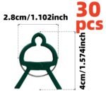 50/30/10Pcs Adjustable Plant Clips - Reusable Garden Support For Flowers, Vines, Vegetables & Tomatoes - Durable Plastic, Essential Gardening Tools - Image 5