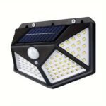 New 100Led Wall Sensor Light, Intelligent Light Sensor, Solar Charging, Brightness Automatic Adjustment, Outdoor High Quality Solar Sensor Light, Four Side Luminous Human Sensor Wall Light - Image 3