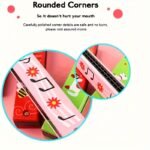 Pack Of 1 Wooden Harmonica Toy For Kids, 16-Hole Musical Instrument, Educational Party Favor, Beginner'S Easter Gift, Random Color - Image 4