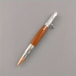 Wooden Ballpoint Pen With Bolt, Creative Stress Reducing Switch Pen, Tactical Pen, Solid Wood Metal High-End Pen, Interesting Writing Tool, Gift Holiday Gift, School Business Gift - Image 8