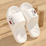 Women'S Lightweight Slip-On Eva Slippers - Non-Slip Indoor House Shoes With Cushioned Comfort, Soft Beige Casual Design For All-Season Home Use, Cute Slippers, Durable Slipresistant Sole - Image 4