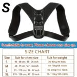 1Pc Back Brace Posture Belt For Women And Men - Adjustable Upper Back Support And Shoulder Back Strap For Neck, Clavicle, Shoulder, Back Posture Support - Breathable And Comfort - Image 3