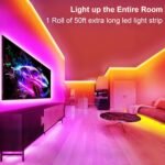 Smart Bedroom Led Lights, Rgb Music Sync Bar Lights With 44-Key Remote Control + App Control, Multiple Modes, Dimming, Flashing, Suitable For Bedroom, Living Room, Halloween, Christmas Gifts, Holiday Parties, And Wedding Decorations - Image 10