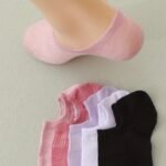 10Pcs Women'S Breathable Ankle Socks - Mixed Colors, Elegant Casual Style, Polyester And Elastane Blend, Sweat-Absorbent, Comfort Fit For Summer & Autumn, Cute Socks - Image 6