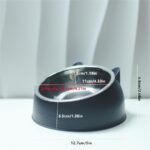 1Pc Elevated Stainless Steel Cat Bowl, 2-In-1 Inclined Food & Water Dish With Cute Ear Stand, Neck Protection Design For Cats - Available In White, Black, And Gray - Image 2