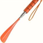 1Pc Ergonomic Shoe Puller, Adjustable 29.97-70.87Cm, Portable Stainless Steel Shoe Helper, Easy-To-Use Footwear Aid For Elderly & Disabled, Fashionable Home Shoe Assistance Tool