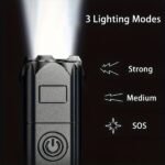 Strong Light Zoom Flashlight Cross-Border Outdoor Multi-Function Portable Home Small Flashlight Telescopic Zoom Lighting Lamp - Image 2