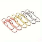 6Pcs Mixed Color Multifunctional Love Metal Pen Clip, Paper Clip With Pen Buckle, Journal Diary Accessories, Fixed Pen Clip, Pen Hanging - Image 6