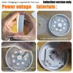 3Pcs/1Pc Motion Sensor Wall Light, Rechargeable Led Night Light, Smart Automatic Switching Lamp For Bedroom, Kitchen, Living Room, Hallway, Room Decoration - Image 14