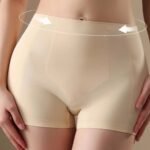 Cross-Border Exclusive Supply Traceless Plump Cross Panties With Two Sides Concave Artifact Fake Butt Natural Lift Hip Safety Pants