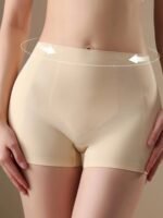 Cross-Border Exclusive Supply Traceless Plump Cross Panties With Two Sides Concave Artifact Fake Butt Natural Lift Hip Safety Pants