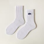 4Pairs Men'S Casual Sports Socks, Breathable Comfy Sweat Absorption Stockings, Skateboard Socks, Men'S Trendy Socks For Spring Summer - Image 6