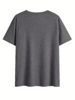 2024 Cross-Border European And American Women'S V-Neck Loose Casual Short Sleeve Top With Bottoming T-Shirt - Image 8