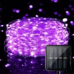 Outdoor Solar Fairy Lights With Smart Control, 8 Modes, Ipx6 Waterproof, 50/100/200 Led, Warm White & Multicolor Options (Purple, Red, White) - Solar-Powered Indoor/Outdoor, Christmas, Halloween, Garden, Patio, Tree, Party, Yard, Wedding, Birthday - Image 9