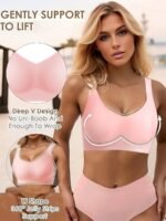 Original Jelly Strip Women'S Seamless Sleep Push-Up Breast-Shrinking Underwear - Image 7