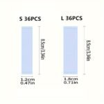 36Pcs Set Of Anti-Exposure Adhesive Stickers For Shirt Necklines, Double-Sided Tape For Invisible Clothing Fixation And Anti-Slip. - Image 5