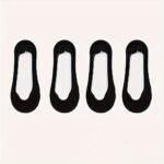 4/5/9/10 Pairs Women'S No-Show Toe Socks - Breathable Mesh, Non-Slip Sole, Lightweight Summer Socks With Heel Catch For High Heels, White & Black, Machine Washable, High Heel Socks, Comfortable Footwear, Minimalist Design, Durable Fabric - Image 15