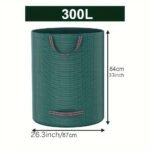 1Pc Heavy Duty Garden Waste Bag, 500L/300L/120L, Reusable Yard Leaf & Grass Collection Bags, Uv & Water Resistant Pp Material, With Handles, Outdoor Lawn Leaf Bags - Image 11