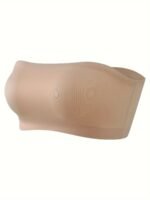 Sexy Strapless Bandeau Bra, Nylon 95% Elastane 5% Knit Fabric, Invisible Comfort, Solid Color, No Padding, Wireless, 170Gsm - Adult Size - Image 5