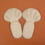 Soft Tpe Heel Cushion Pads 1 Pair - Anti-Slip Heel Grips For Shoe Sizing Adjustment, Breathable Damping Heel Inserts With Increase Height Feature, Comfortable Letter Detail Cuttable Insoles - Image 3