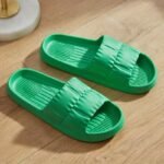 Women'S Thick Sole Non-Slip Eva Slides, Casual Solid Color All-Season Slip-On Sandals For Beach And Indoor Use, Summer Sandals - Image 16