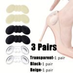 3 Pairs Heel Scuff Pads 003 Heel Pads For Women High Heels, Clear Pads, Adhesive Heel Pads - Image 9