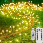 1Pc Usb-Powered Fairy Led String Lights With Remote - 8 Lighting Modes, Timer, Warm White & Multicolor Options - Perfect For Christmas Tree, Bedroom, Ceiling, Garland, Window, Wedding Decorations, Indoor/Outdoor Use