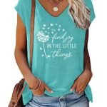 Letter & Dandelion Print V-Neck Tank Top, Casual Sleeveless Tank Top For Summer, Women'S Clothing