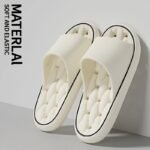 Unisex Solid Color Eva Pillow Slides, Lightweight Soft Sole Quick Drying Shower Slides, Non-Slip Summer Travel Slides - Image 6
