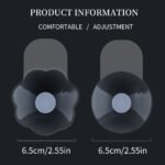 1/3 Pair Silicone Transparent Breast Lift Patches - Invisible Lift & Sagging Prevention With Gathered Upper Support, Latex-Enhanced Adhesion For Wedding Dresses & Fashion Bras, Hand Washable, All Light Beige Tones, Breast Lift Tape, Formal Dress Accessory, Discreet Undergarment, Lightweight Lift Tape - Image 2
