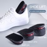 Adjustable Height-Boosting Insoles - 1 Pair, Invisible Air Cushion Design, Non-Collapse Support For Shoes & Boots