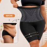 1Pc Large Size Panties, Oversized And Thickened, High Waist Tummy Control, Shaping And Butt Lifting, Seamless Underwear, Women'S Panties, Square Shorts.