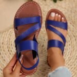 Women'S Casual Flat Sandals - Brown Cover Straps, Open Toe, Comfortable Tpr Sole, Ideal For Beach And Home Use, Beach Shoes - Image 8