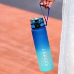 1Pc Gradient Color Water Bottle With Straw Lid, Leakproof Sports Flask, Portable With Carry Loop, Insulated For Hot/Cold Beverages, Gym/Outdoor/Travel Use - Image 8
