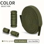 Elastic No Tie Shoelaces, Acetate Sports Shoe Laces With Alphabets Pattern, Lightweight Quick Lazy Laces For Sneakers - Image 20