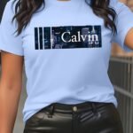 Elegant Print Tee - Women'S Round Neck Short Sleeve T-Shirt, Casual & Sporty, S-Xxl, Multiple Colors Available, Casual Wear | Elegant Print Tee | Comfortable Fit, Ladies T Shirts