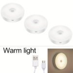 3Pcs/1Pc Motion Sensor Wall Light, Rechargeable Led Night Light, Smart Automatic Switching Lamp For Bedroom, Kitchen, Living Room, Hallway, Room Decoration - Image 5