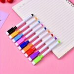 8-Pack Dustless Dry Erase Markers For Whiteboards - Non-Toxic, Quick Dry, Fade Resistant, Multi-Surface Writing Tools For Ages 14+ - Image 2