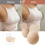 Reusable Lifting Nipple Covers: Strapless, Invisible, Self-Adhesive Breast Pasties For Women'S Lingerie - Elevate Your Chest Line With Elegance